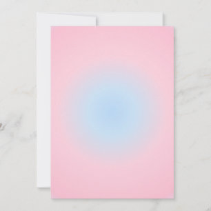 Libra Zodiac Gradient, Pink Blue Aura Gradient Feiertagskarte