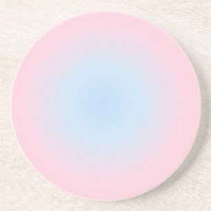 Libra Zodiac Gradient, Pink Blue Aura Gradient Getränkeuntersetzer