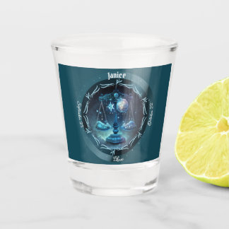 Libra Zodiac individuell anpassbar Schnapsglas