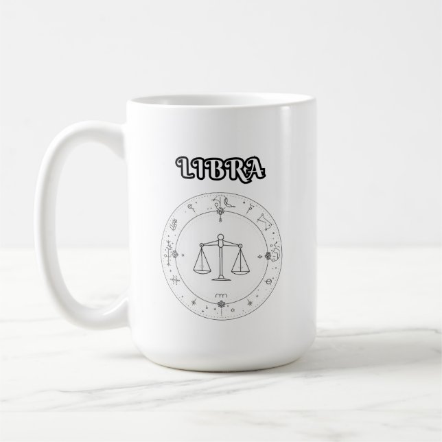 libra zodiac kaffeetasse (Links)