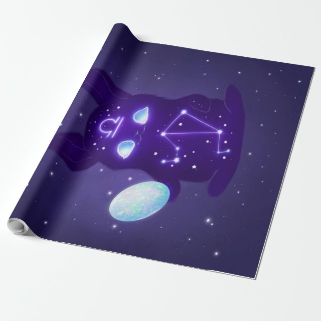 Libra Zodiac Monster - Funny Libra Zodiac Lover Geschenkpapier (Ungerollt)