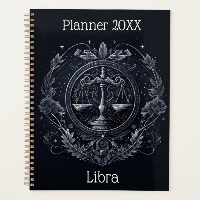 Libra Zodiac Planner Planer (Vorderseite)