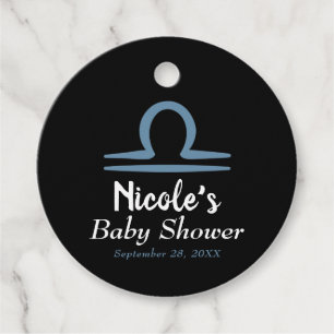 LIBRA Zodiac September Oktober Astrologie Baby Geschenkanhänger