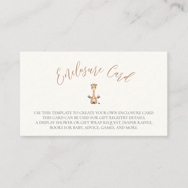 Libra Zodiac Sign Baby Shooting Card Begleitkarte (Vorderseite)