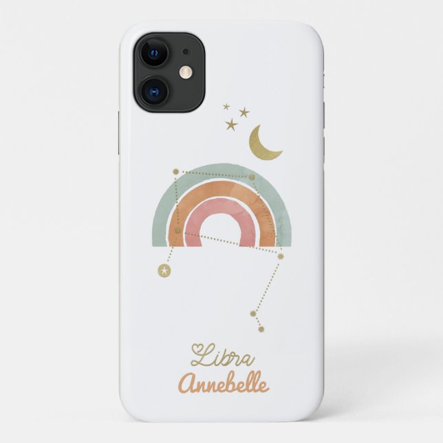 Libra Zodiac Sign Case-Mate iPhone Hülle (Rückseite)