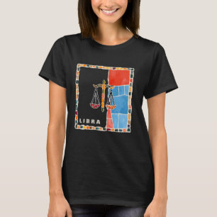 Libra zodiac sign mosaic - Harmonie und Gleichgewi T-Shirt