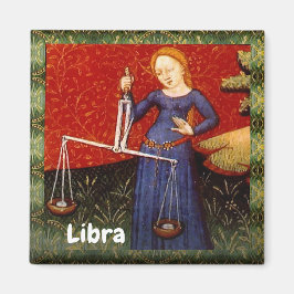 Libra Zodiac Sign Scales Geburtstagsparty Magnet