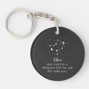 LIBRA ZODIAC SIGN SCHLÜSSELANHÄNGER