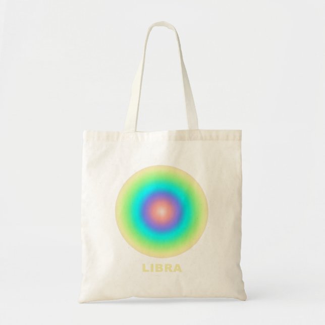 Libra Zodiac Sign Stylish Gradient Tragetasche (Vorne)