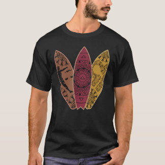 Libra Zodiac Sign Surfboard Surfbrett Horoskop T-Shirt