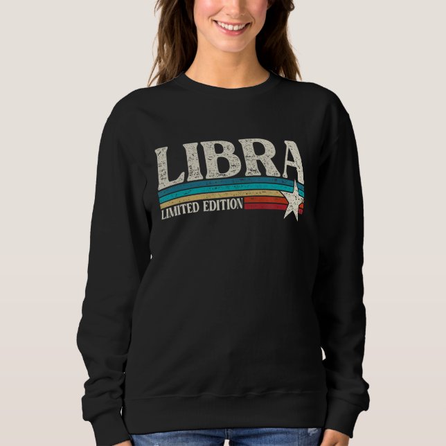 Libra Zodiac Sign Sweatshirt (Vorderseite)