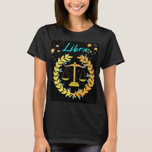 Libra Zodiac Signature Horoskop Astrologie Frauen T-Shirt