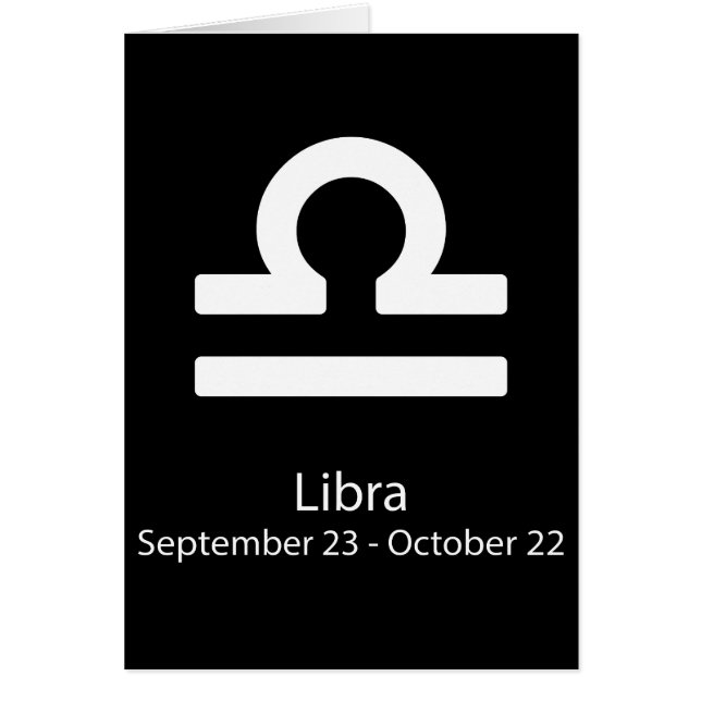Libra Zodiac signiert Astrologie (Vorne)