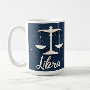 Libra Zodiac Signikon mit Balanced Scales Kaffeetasse