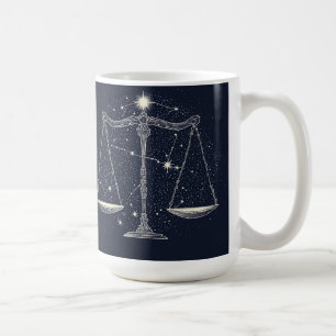 Libra Zodiac Signikon mit Balanced Scales Kaffeetasse