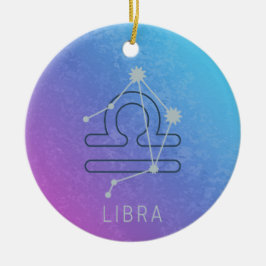Libra Zodiac Star Sign Horoskop Constellation Keramik Ornament
