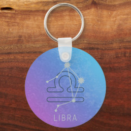 Libra Zodiac Star Sign Horoskop Constellation Schlüsselanhänger