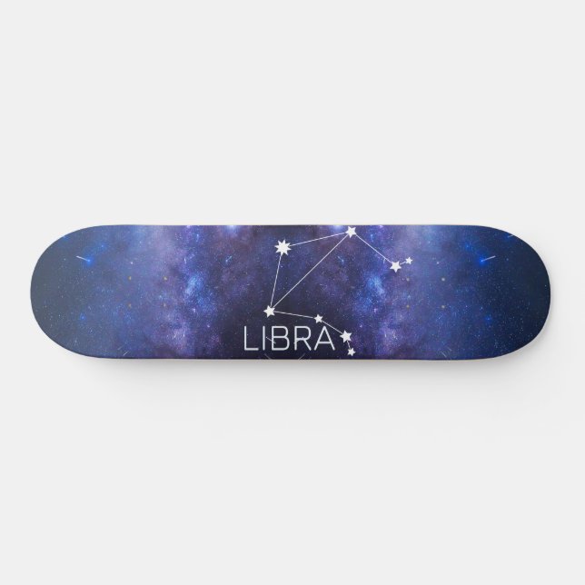 Libra Zodiac Star Skateboard (Horizontal)