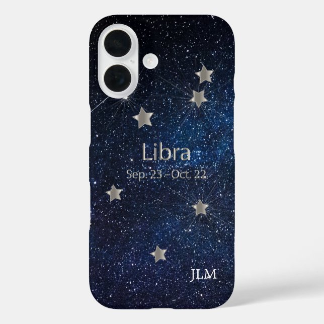 Libra - Zodiac-Sternzeichen Case-Mate iPhone Hülle (Rückseite)