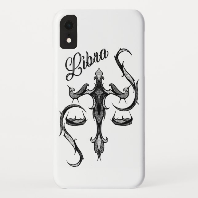Libra Zodiac-Symbol Case-Mate iPhone Hülle (Rückseite)