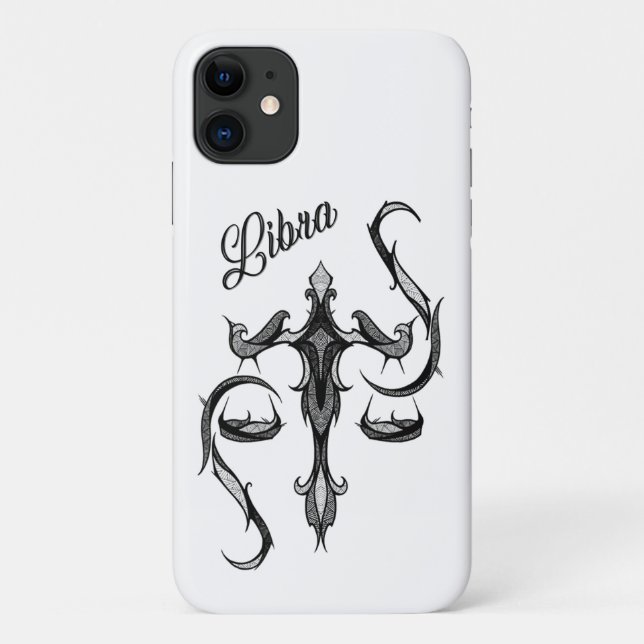 Libra Zodiac-Symbol Case-Mate iPhone Hülle (Rückseite)