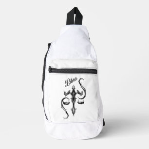 Libra Zodiac-Symbol Crossbody Bag