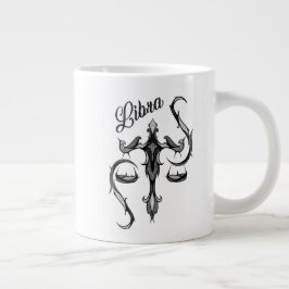 Libra Zodiac-Symbol Jumbo-Tasse