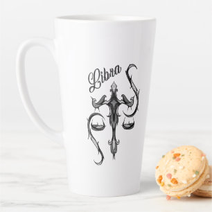 Libra Zodiac-Symbol Milchtasse