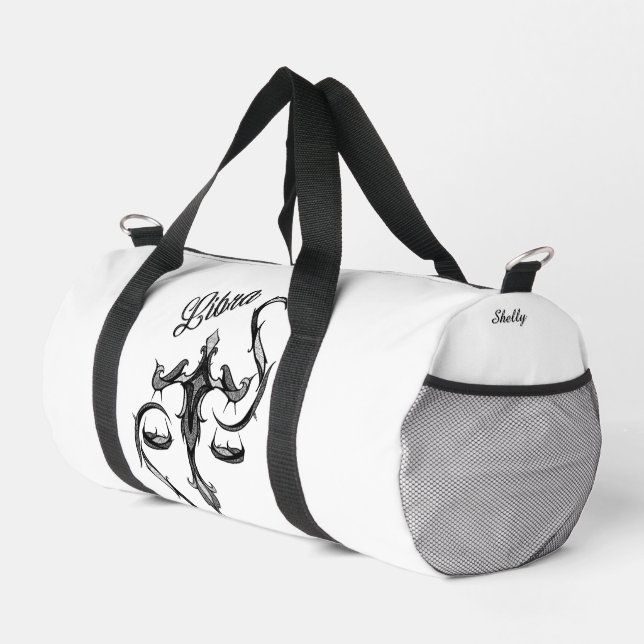 Libra Zodiac Symbol Personal Duffle Bag (Rechte Ecke)