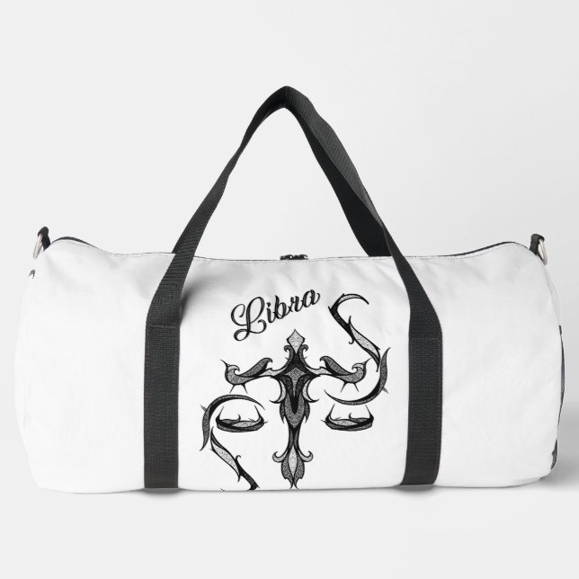 Libra Zodiac Symbol Personal Duffle Bag (Vorderseite)