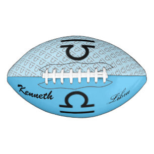 Libra Zodiac Symbol Standard von Kenneth Yoncich Football