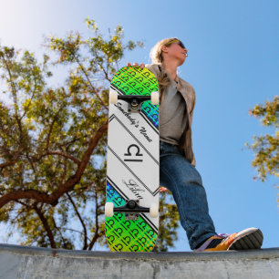Libra Zodiac Symbol Standard von Kenneth Yoncich Skateboard