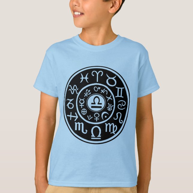 Libra Zodiac T-Shirt (Vorderseite)