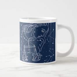 Libra zodiac-Zeichen Jumbo-Tasse