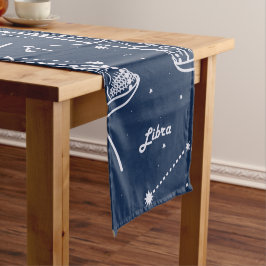 Libra zodiac-Zeichen Kurzer Tischläufer