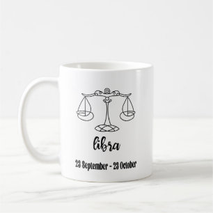 Libra, Zodiaka - Zeichen Kaffeetasse