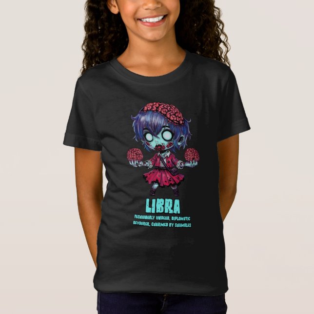 Libra Zombie T-Shirt (Vorderseite)