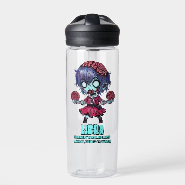 Libra Zombie Trinkflasche (Vorderseite)