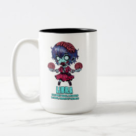 Libra Zombie Zweifarbige Tasse