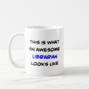 librarian, awesome kaffeetasse