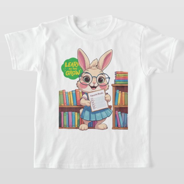 🐰📚 Librarian-in-Training Star – Rabbit Edition T-Shirt (Ablage )