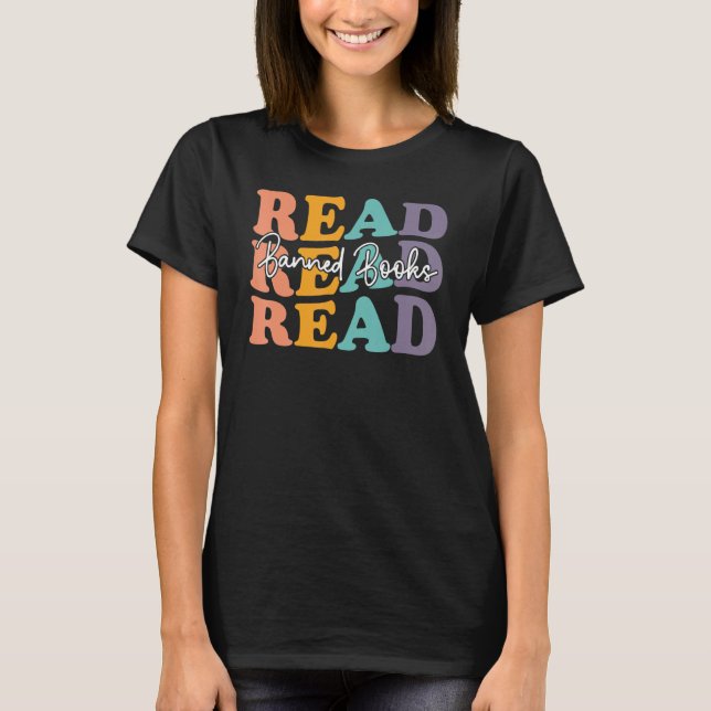 Librarian Literary Reader G. Banned Books Week T-Shirt (Vorderseite)