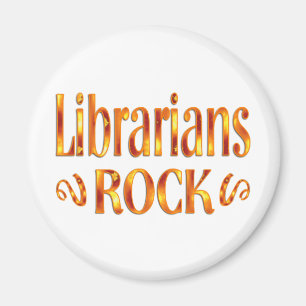 Librarians Rock Magnet