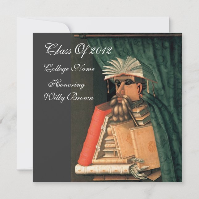 LIBRARISCHER ABSCHLUSS PARCHMENT WAX SIEGEL MONOGR EINLADUNG (Vorderseite)