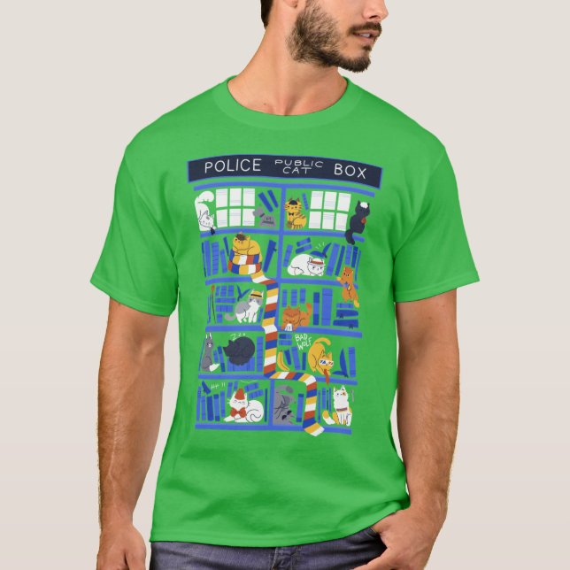 Library Bo Who funny T-Shirt (Vorderseite)