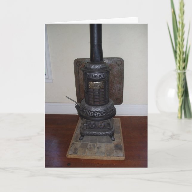 "Library Church Furnace" erhält Well Card Karte (Vorderseite)