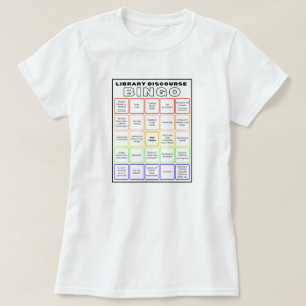 Library Diskurs Bingo Shirt