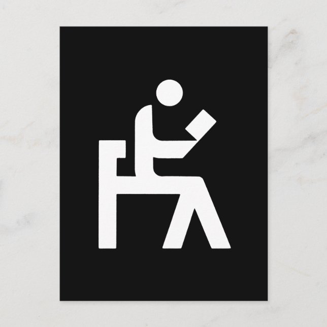 Library Reading Room Postkarte (Vorderseite)