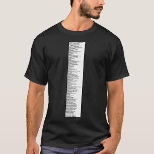 Library Sign Dewey Decimal System by Tens White T-Shirt