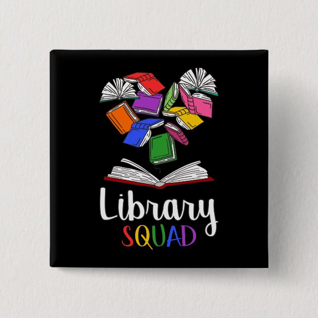 Library Squad I Button (Vorderseite)